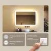 Badspiegel 100x70cm - Abgerundetmit LED Beleuchtung - LED Produktbild-Vorschau 4
