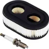 1 Rasenmäher-Luftfilter mit 1 Zündkerze, kompatibel mit Produktbild-Vorschau 1