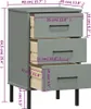 VidaXL 350977, Grau, Metall, Pinienwald, OSLO, 400 mm, 350 Produktbild-Vorschau 8