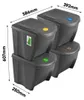 Abfalleimer 4er Set - steingrau Produktbild-Vorschau 18