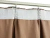 vidaXL Tende oscuranti con ganci 2 pz. Taupe 140x245 cm Anteprima dell’immagine prodotto 4