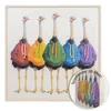 UNUS Wandbild 3D Wall Art Hairfusion Sträuße mit bunten Produktbild-Vorschau 1