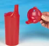 Trinkbecher, 250ml, rot-transparent | Stück (1 Stück) Produktbild-Vorschau 4