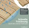 holz4home® Holzfliese Kiefernholz 95 x 95 cm I Produktbild-Vorschau 4
