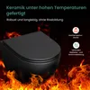 Mai & Mai Hänge WC schwarz matt mit Softclose Sitz  | Wand Produktbild-Vorschau 3