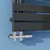 AICA Badheizkörper 1320x600 mm, 875W, mit Seitenanschluss, Produktbild-Vorschau 4