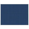 A quilted blue blanket is shown flat against a white background. Náhľad obrázku produktu