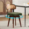 Set di 2 poltrone girevoli a 360°, con schienale in rattan, Anteprima dell’immagine prodotto 3