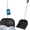 KOTARBAU® Lopata na sneh 48 cm s drevenou násadou Vystužený Náhľad obrázku produktu 1