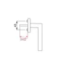 Fenstergriff Ams.E0400Z-EF/US950S VA 37mm ma abschl. Produktbild-Vorschau 3