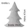 Dekokissen aus lockigem Samt in Form eines Weihnachtsbaums, Produktbild-Vorschau 3