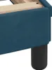 vidaXL Bettgestell mit Kopfteil "Dover" Blau 90x190 cm Samt Produktbild-Vorschau 6
