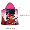 Miraculous Ladybug Kinder-Kapuzen-Bade-Poncho Pink 60x120 Produktbild-Vorschau 2
