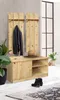 SIT Möbel Wandgarderobe | 6 Haken, 1 Ablage | Kiefer massiv Produktbild-Vorschau 3