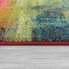 TT Home Wohnzimmer Teppich Bunt Kurzflor Soft Modern Produktbild-Vorschau 2