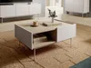 Couchtisch : Korpus und Front: Kaschmir, Linea-Eiche TOP, Produktbild-Vorschau 2