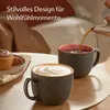 Cosumy Kaffeetassen 4er Set aus Keramik - 350ml – Produktbild-Vorschau 2