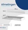 Wasophoogte® Wäscheständer Ausziehbar, wäscheständer wand, Produktbild-Vorschau 3