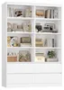Bibliothèque - Meuble de rangement sur pied - Meuble haut à Voir les images du produit 1
