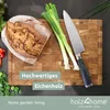 Kleines Schneidebrett Stirnholz aus Eiche Würfelmuster von Produktbild-Vorschau 2