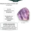 LAVISA Premium Heilsteine Edelsteine Set | Natürliche Produktbild-Vorschau 2