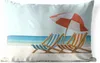 MuchoWow® Outdoor Kissen - Sommer Illustration von zwei Produktbild-Vorschau 1