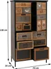 Apothekerkommode HWC-O80, Schrank Highboard Schubladen, Produktbild-Vorschau 9