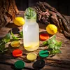 KADAX Glasflaschen 1L, Grün 20 Stück, Saftflaschen mit Produktbild-Vorschau 4