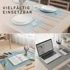 Platzset 6er Set Kunstleder abwaschbar, Wendbares Tischset Produktbild-Vorschau 7