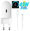 45W USB C Adapter Schnellladegerät Netzteil mit 5A USB C Produktbild-Vorschau 1