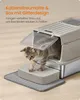 FEANDREA Katzenklo PP-Kunststoff, Edelstahl, Katzentoilette Produktbild-Vorschau 5