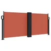 vidaXL Seitenmarkise Ausziehbar Terrakottarot 100x1000 cm Produktbild-Vorschau 1