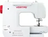 A white sewing machine with a red spool holder is shown against a white background. Náhled obrázku produktu