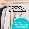 120 cintres antidérapants recouverts de velours, gain de Voir les images du produit 6