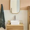 Lavabo da appoggio quadrato in Vetroceramica bianca AONI da Anteprima dell’immagine prodotto 5