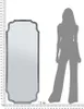 FURNLUX Lustro ścienne Istanbul Grey 60cm / Kolor główny: Podgląd zdjęcia produktu 8