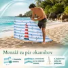 Lantigo Plážová zástena Maják 10m | Vetrolam mikrovlákno UV Náhľad obrázku produktu 8