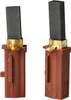 vhbw 2x Kohlebürste 6,3 x 11 x 33 mm kompatibel mit Ametek Produktbild-Vorschau 1