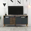 Skye Decor, Milan 160 - ořech, antracit, skříně do Náhled obrázku produktu 4
