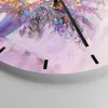 Wanduhr - Rund - Glasuhr - Blumen Vase - 30x30cm - Produktbild-Vorschau 5