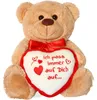 Teddybär mit Herz Ich pass auf Dich auf braun 25 cm Produktbild-Vorschau 1