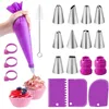 OKWISH Spritzbeutel mit Tüllen Set 40-teilig-10 Produktbild-Vorschau 1
