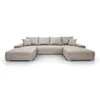 FurMeb24 ECKSOFA LAVANO U-form 348 x 188 cm CREMEFARBEN - Produktbild-Vorschau 3