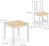 Relaxdays Kindersitzgruppe, 3-tlg., Kindertisch mit 2 Produktbild-Vorschau 4