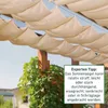 Seilspann-Sonnensegel 270x140cm beige/sand Produktbild-Vorschau 7