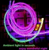 USB-C LED RGB leuchtendes Kabel Schnellladekabel Typ A-C Produktbild-Vorschau 9