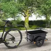 Prívesný vozík za bicykel, TERY. 90l, 61x153x90cm, čierny Náhľad obrázku produktu 4