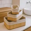 Sada bambusových úložných košíků VINNO Náhled obrázku produktu 8