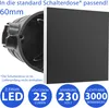 6 x Moderne LED Treppenbeleuchtung 2,5 Watt eckig 6107S-BK Produktbild-Vorschau 1