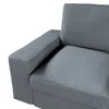 Dekoria Bezug für Kivik 2-Sitzer Sofa, grau, Bezug für Sofa Produktbild-Vorschau 3